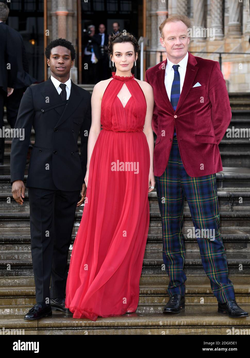 Kedar Williams-Stirling, Emma Mackey and Alistair Petrie attending the  global premiere of Netflix's Our Planet, held at the Natural History  Museum, London Stock Photo - Alamy