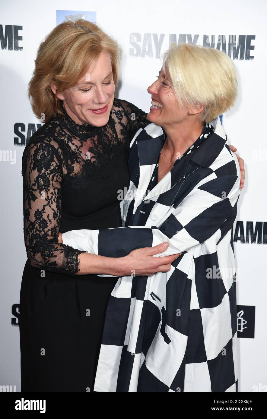 Juliet Stevenson (left) and Emma Thompson attend the gala screening for ...