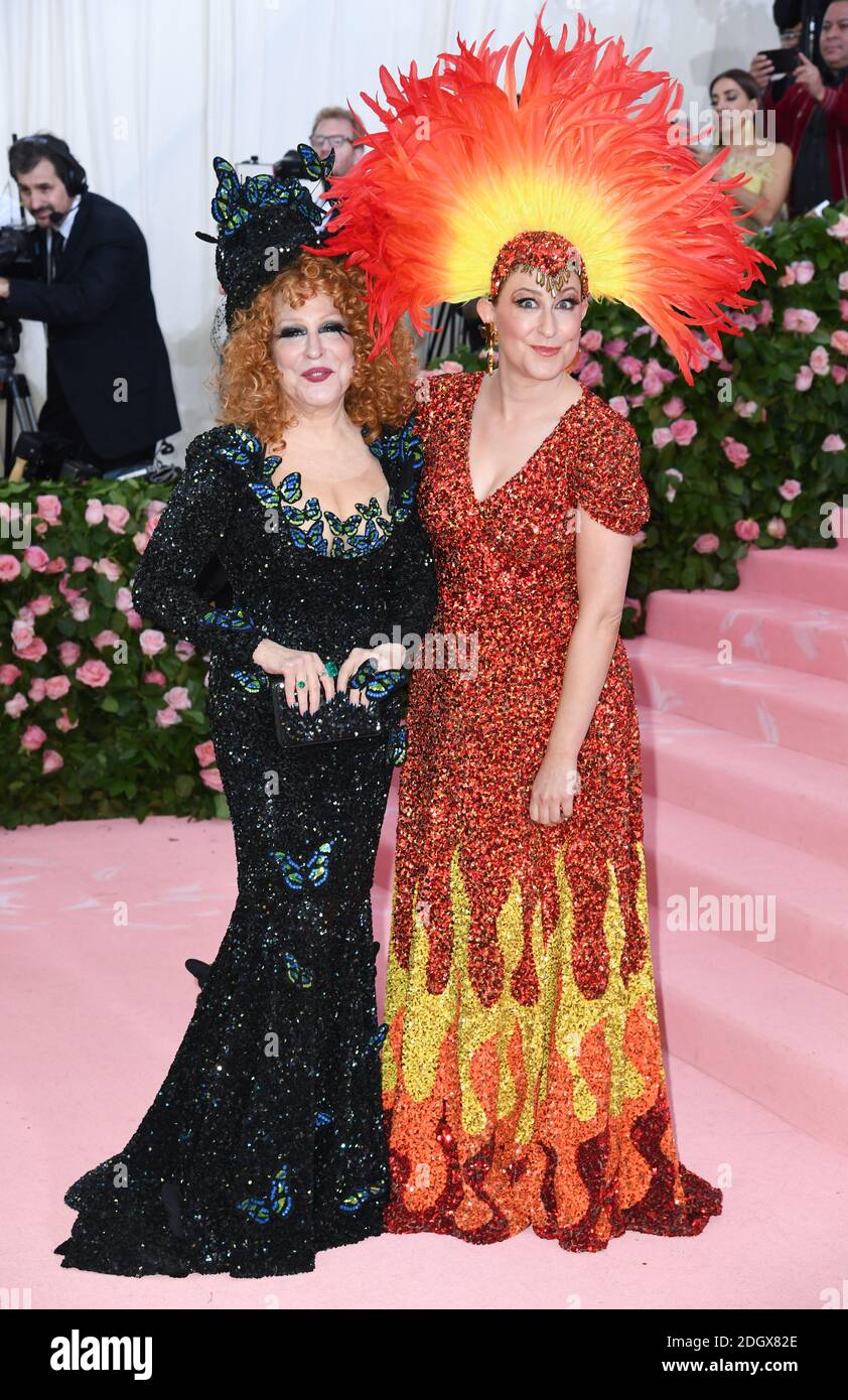 Bette Midler and daughter Sophie Von Haselberg attending the Metropolitan Museum of Art Costume Institute Benefit Gala 2019 in New York USA.Picture Credit Should Read Doug Peters EMPICS Stock Photo Al...