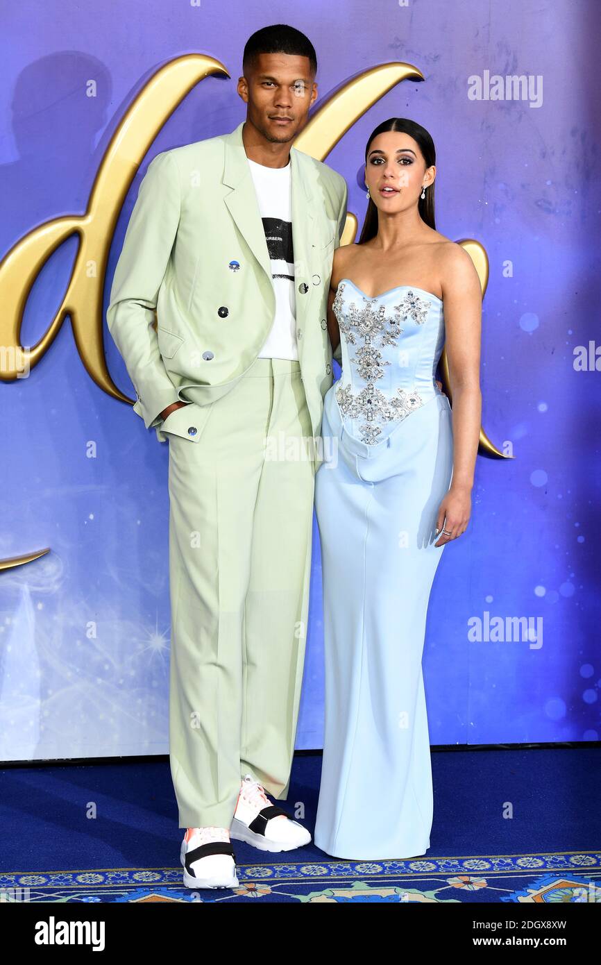 Jordan Spence and Naomi Scott attending the Aladdin European Premiere held  at the ODEON Luxe Leicester Square, London Stock Photo - Alamy