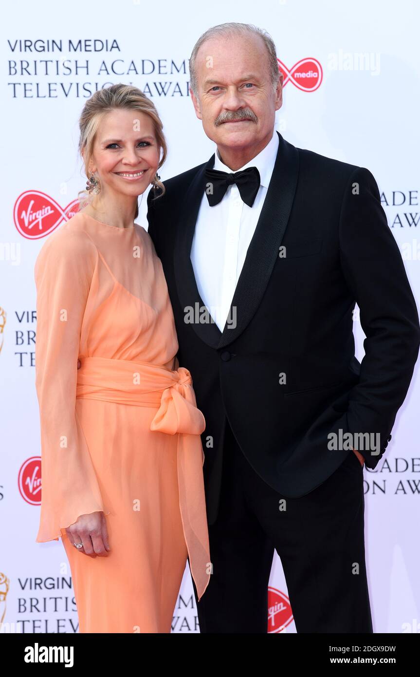 Kayte Walsh and Kelsey Grammer attending the Virgin Media BAFTA TV