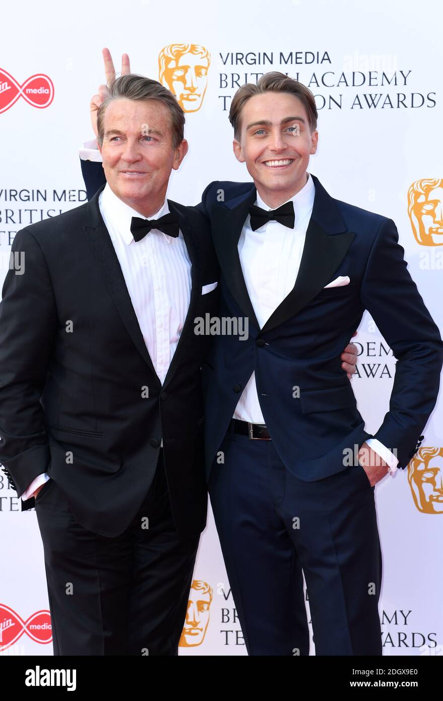 Bradley Walsh And Barney Walsh Attending The Virgin Media Bafta Tv 