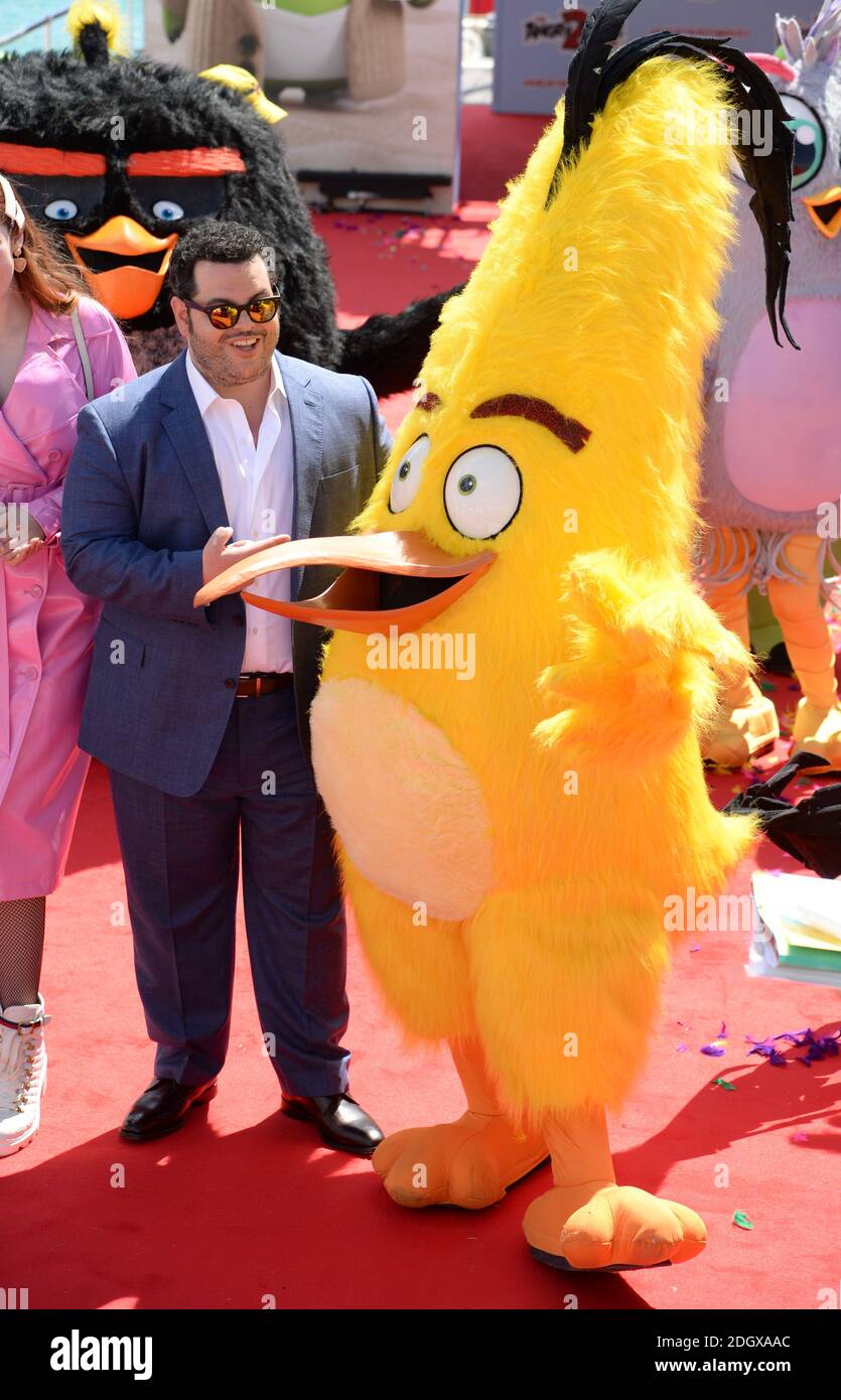 Josh Gad attending The Angry Birds Movie 2, Carlton Hotel Pier, Cannes. Part of the 72 Festival du Film. Photo credit should read: Doug Peters/EMPICS Stock Photo