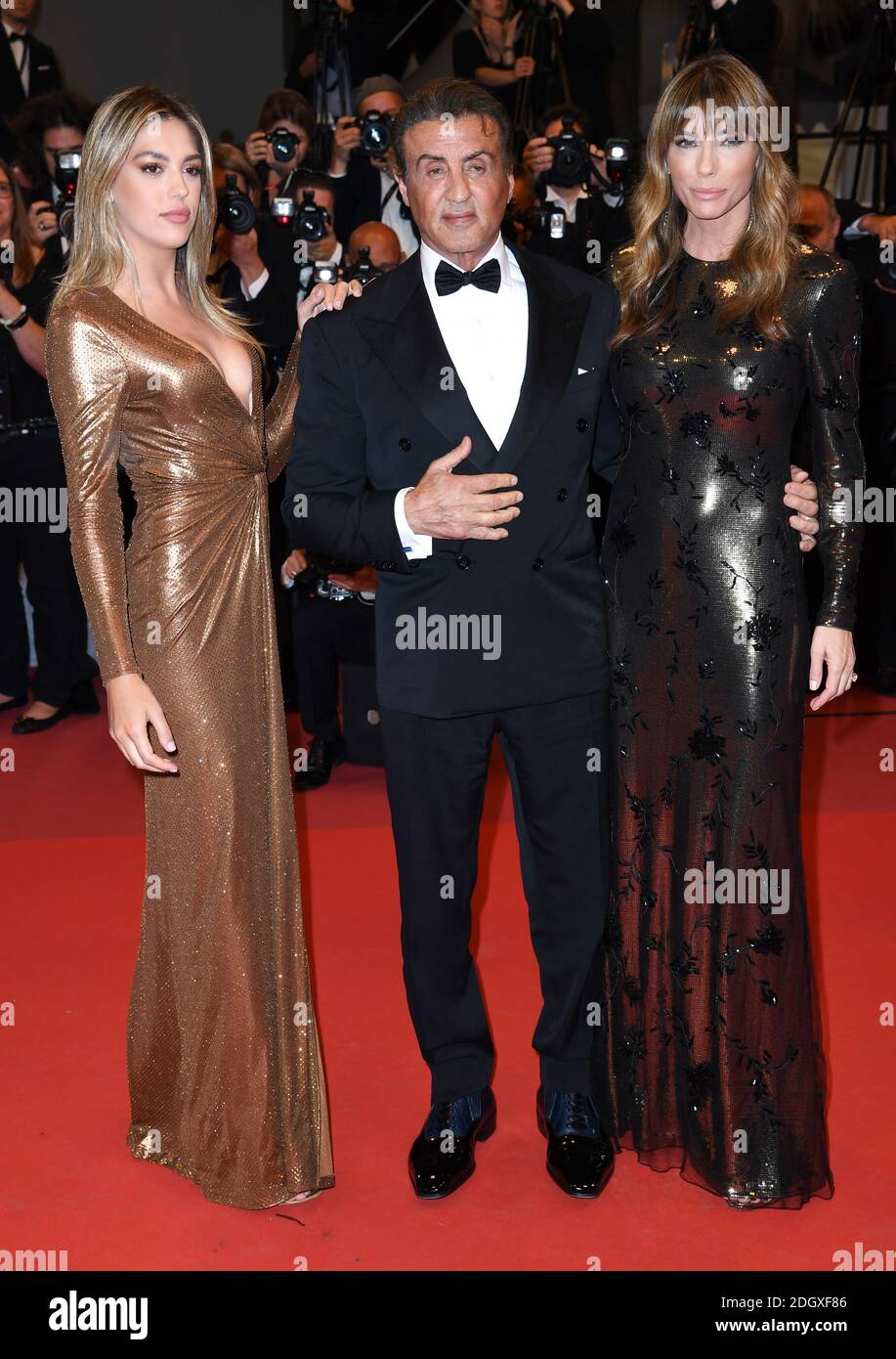 Sylvester Stallone & Wife Jennifer Flavin Return to Red Carpet