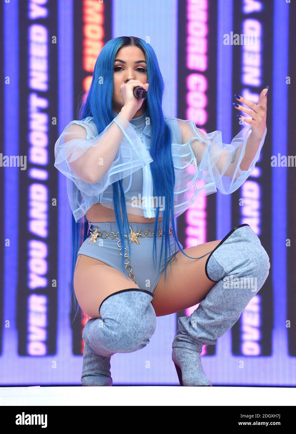 Mabel Live Performance Mabel on stage during Capital's Summertime Ball. The world's biggest ...