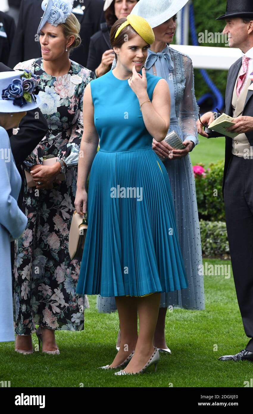 Princess Eugenie of York arriving during day one of Royal Ascot at