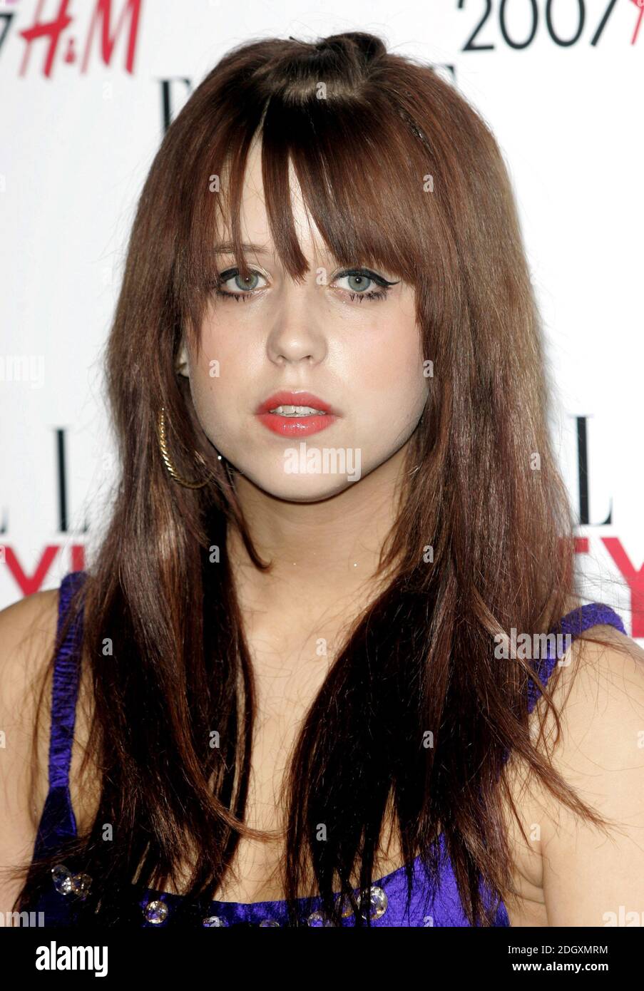 Peaches Geldof arriving at the Elle Style Awards 2007, The Camden Roundhouse, London Stock Photo