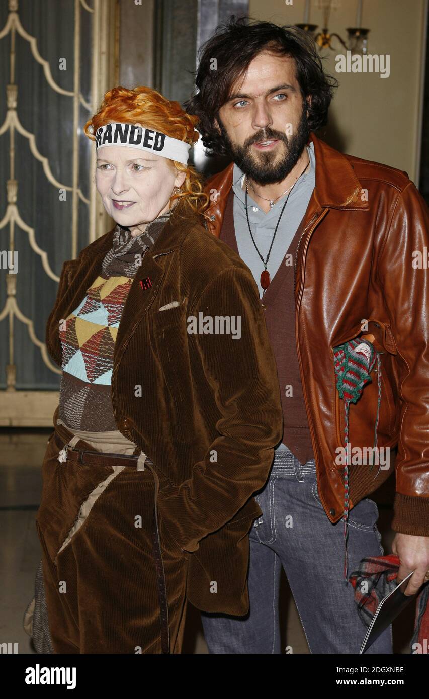 Vivienne WEstwood arriving at the Marc Jacobs Fashion Show, part of