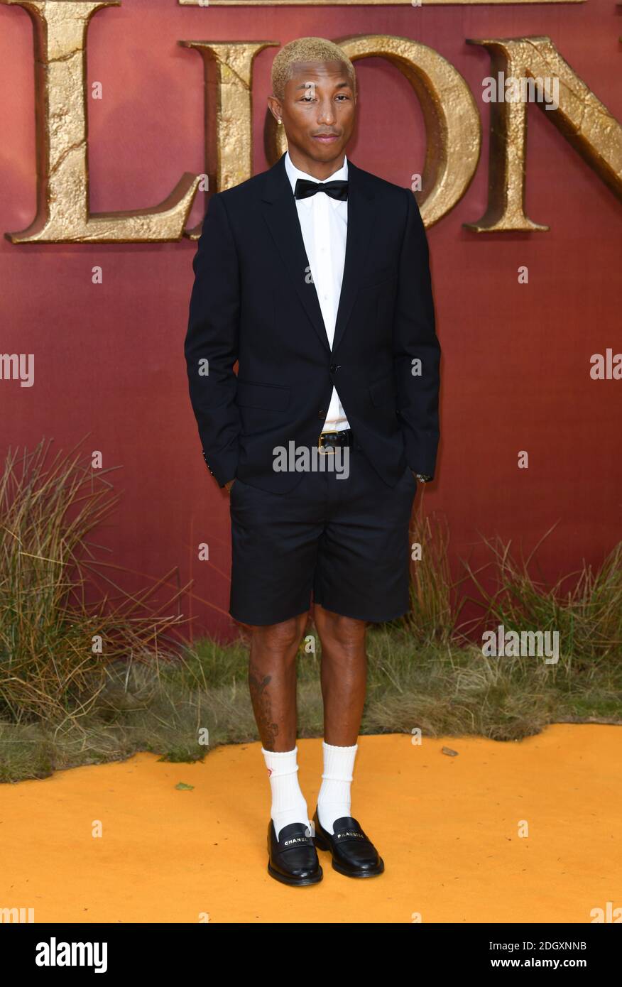 Pharrell Williams arriving at the European Premiere of The Lion King, Odeon Cinema, Leicester Square, London. Photo credit should read: Doug Peters/EMPICS Stock Photo