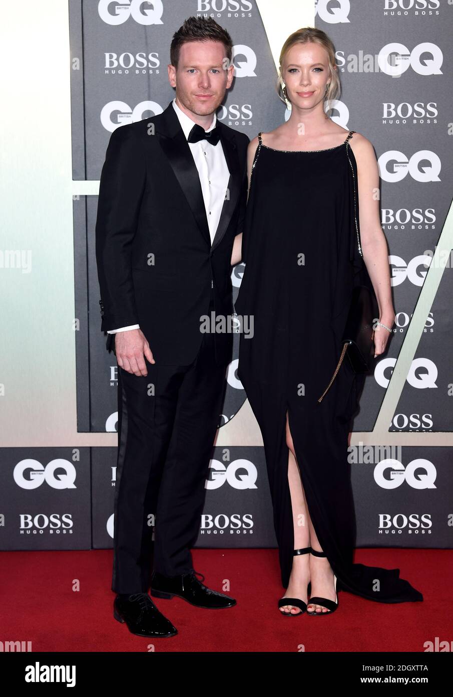 Eoin Morgan and Tara Ridgway at the GQ Men of the Year Awards 2019 in association with Hugo Boss held at the Tate Modern, Bankside, London. Stock Photo