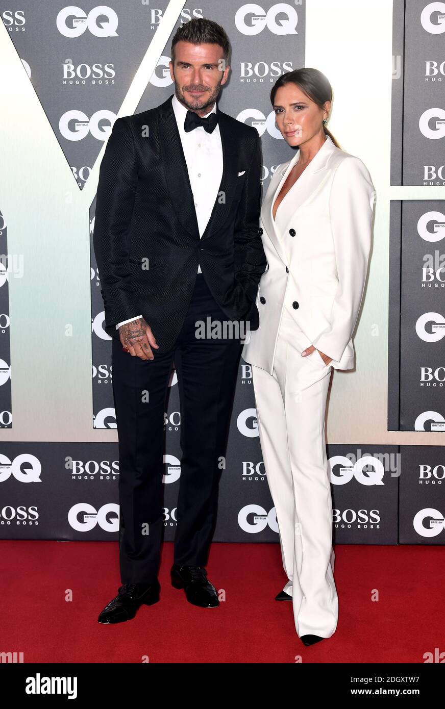 David Beckham and Victoria Beckham at the GQ Men of the Year Awards 2019 in  association with Hugo Boss held at the Tate Modern, Bankside, London Stock  Photo - Alamy