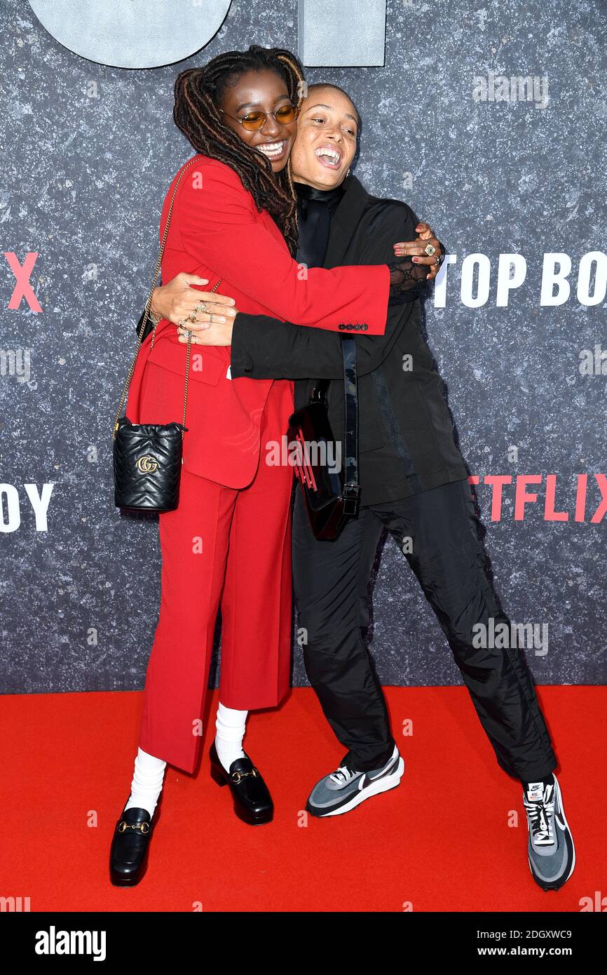 Little Simz And Adwoa Aboah Attending The UK Premiere Of Top Boy At The little-simz-and-adwoa-aboah-attending-the-uk-premiere-of-top-boy-at-the