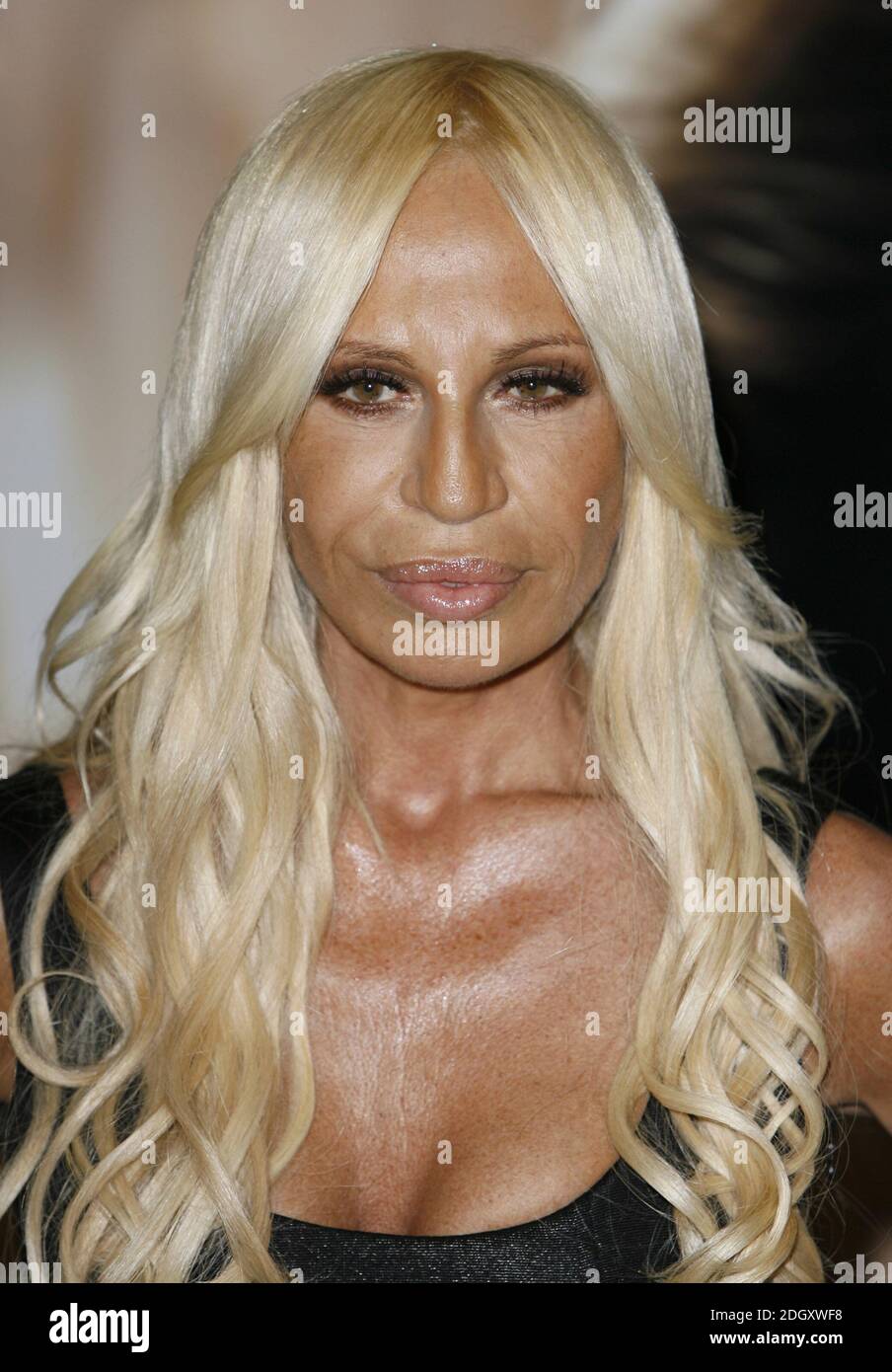 Donatella Versace launches her new Perfume, Versace, exclusively at  Harrods, London Stock Photo - Alamy