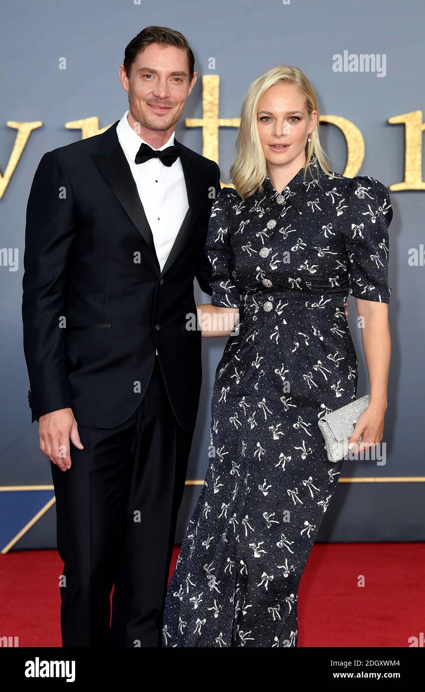 Max Brown and Annabelle Horsey attending the world premiere of Downton ...