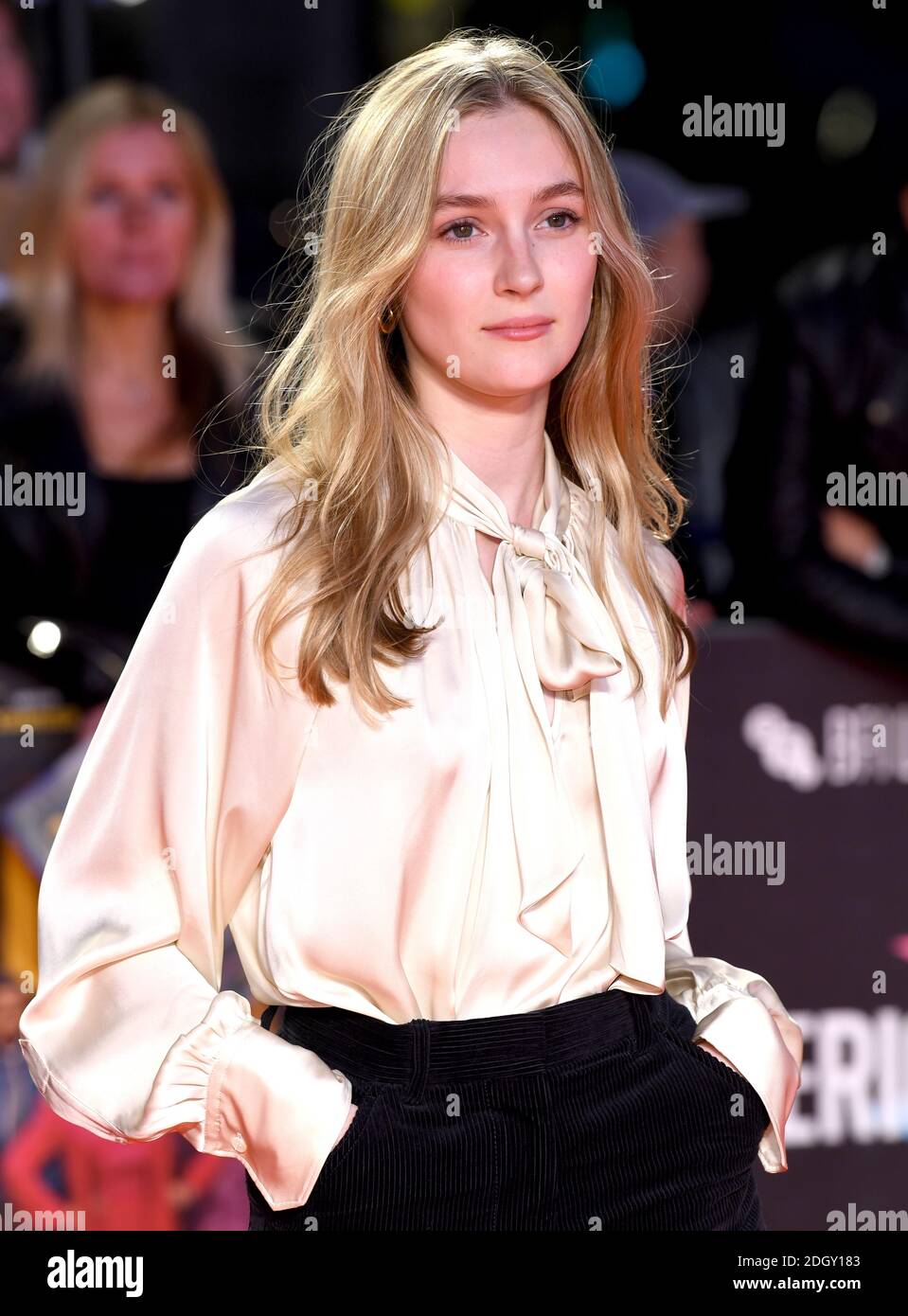 Claude Scott-Mitchell attending the European Premiere of Knives Out as part of the BFI London Film Festival 2019 held at the Odeon Luxe, Leicester Square in London. Picture credit should read: Doug Peters/EMPICS Stock Photo