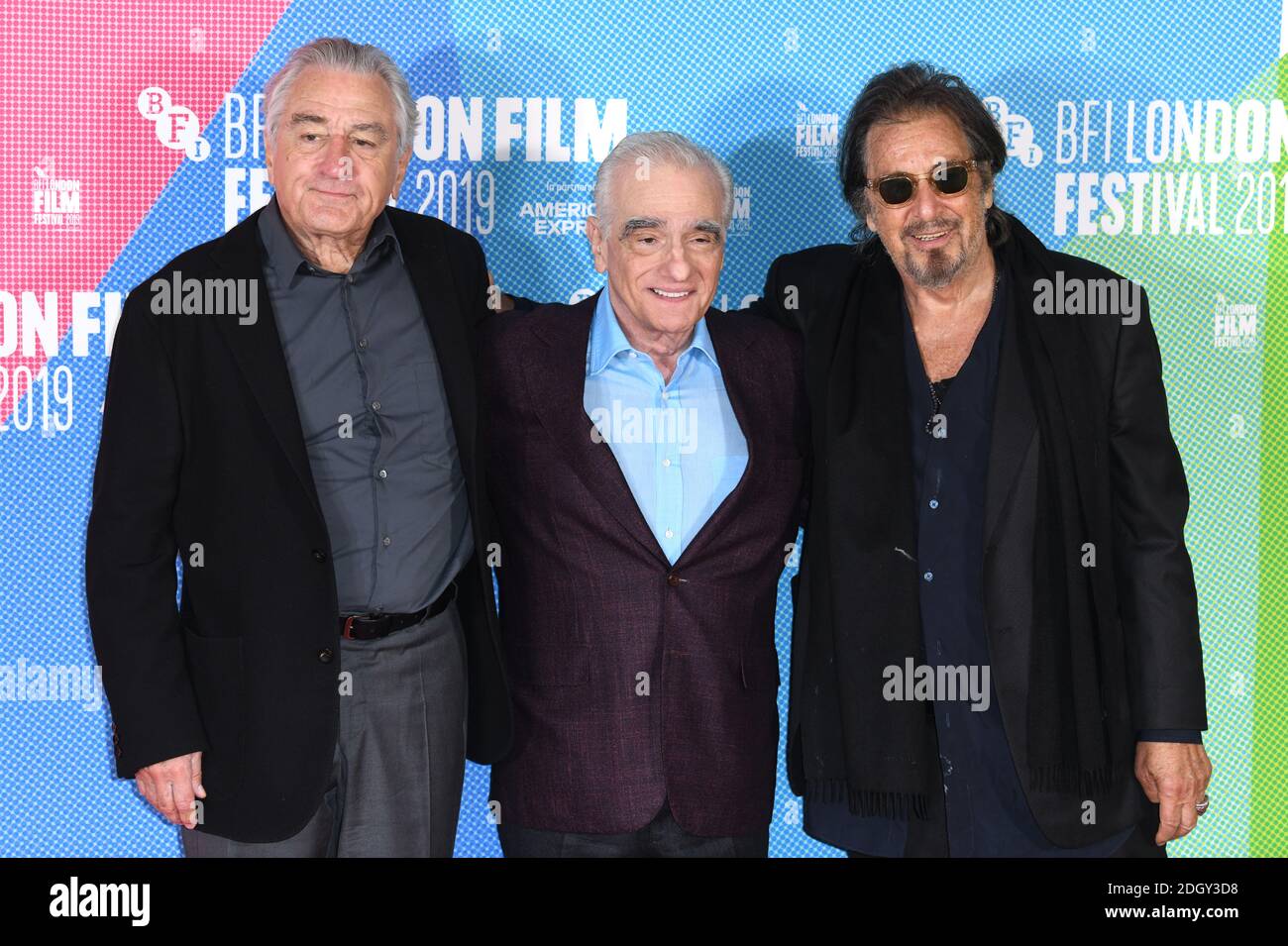Martin Scorsese and Al Pacino at The Irishman photocall, part of the