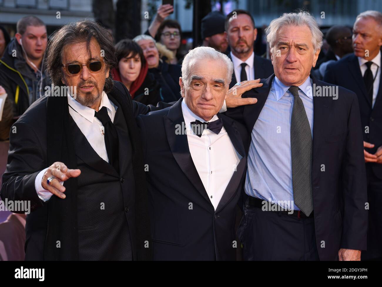 Al Pacino, Martin Scorsese and Robert de Niro attending the Closing