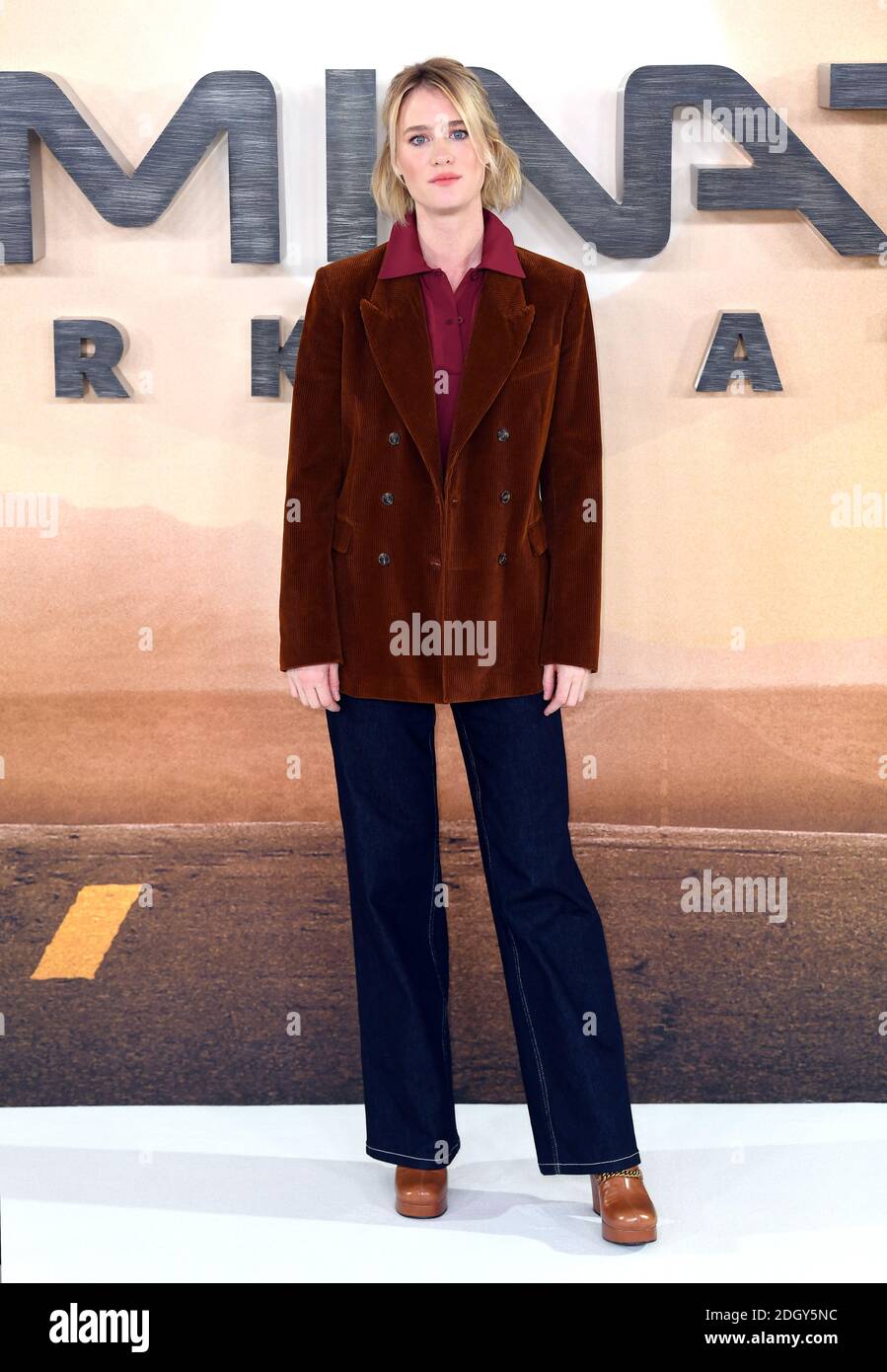 Mackenzie Davis Attending The Terminator Dark Fate Photocall At The Mandarin Oriental Hotel London Stock Photo Alamy