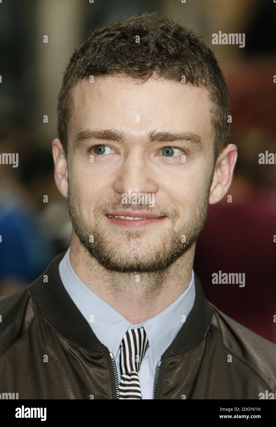 Justin Timberlake arriving at the UK Premiere of Shrek 3, Odeon Cinema