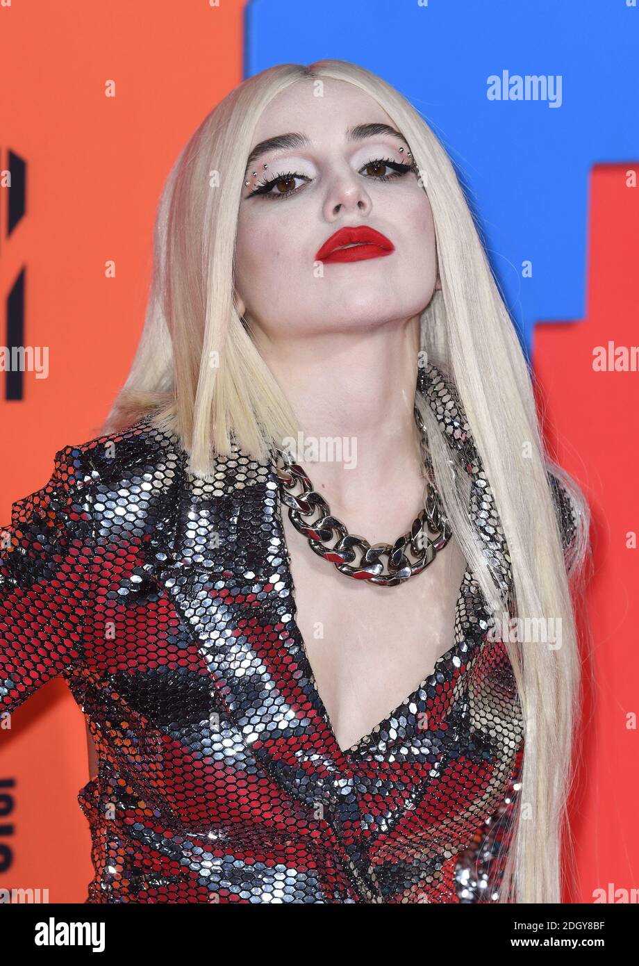 Ava Max Attending The Mtv Europe Music Awards 2019 Held At The Fibes Conference And Exhibition