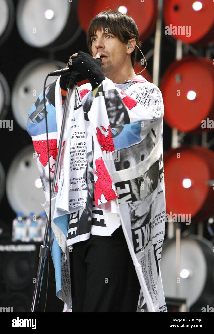 Red Hot Chili Peppers live at the Live Earth London Concert, Wembley