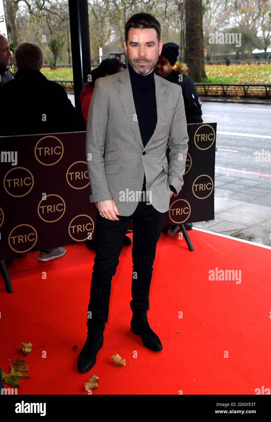 Dave Berry attending the Television and Radio Club Christmas lunch at