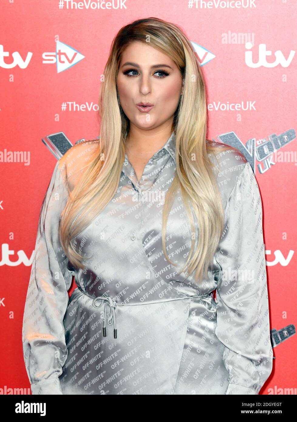 meghan trainor silver dress the voice Meghan Trainor Will Serve as a Coach on 'The Voice UK!'