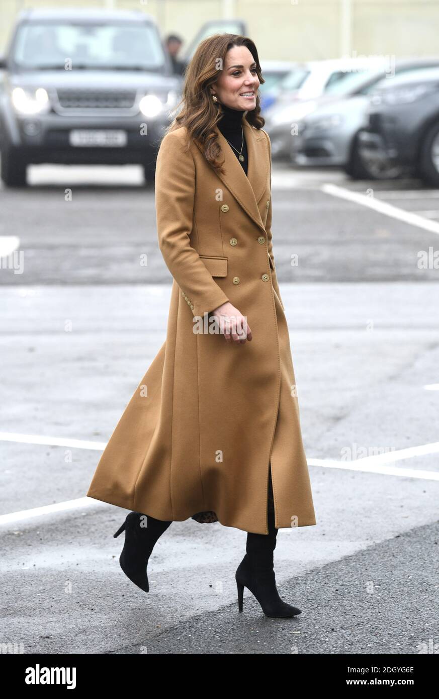 The Duchess of Cambridge at HMP Send in Surrey where she met both rehabilitated and current female inmates. Photo credit should read: Doug Peters/EMPICS Stock Photo