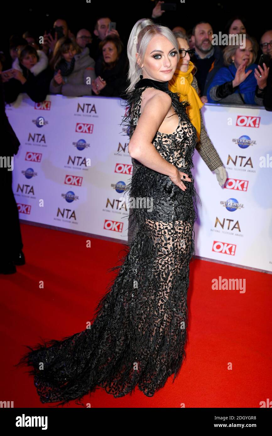 Katie McGlynn attending the National Television Awards 2020 held at the