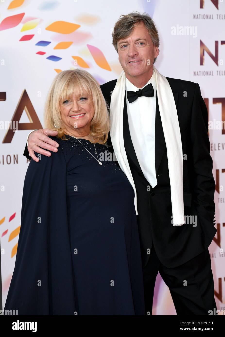 Richard Madly and Judy Finnigan in the Press Room at the National Television Awards 2020 held at the O2 Arena, London. Photo credit should read: Doug Peters/EMPICS Stock Photo