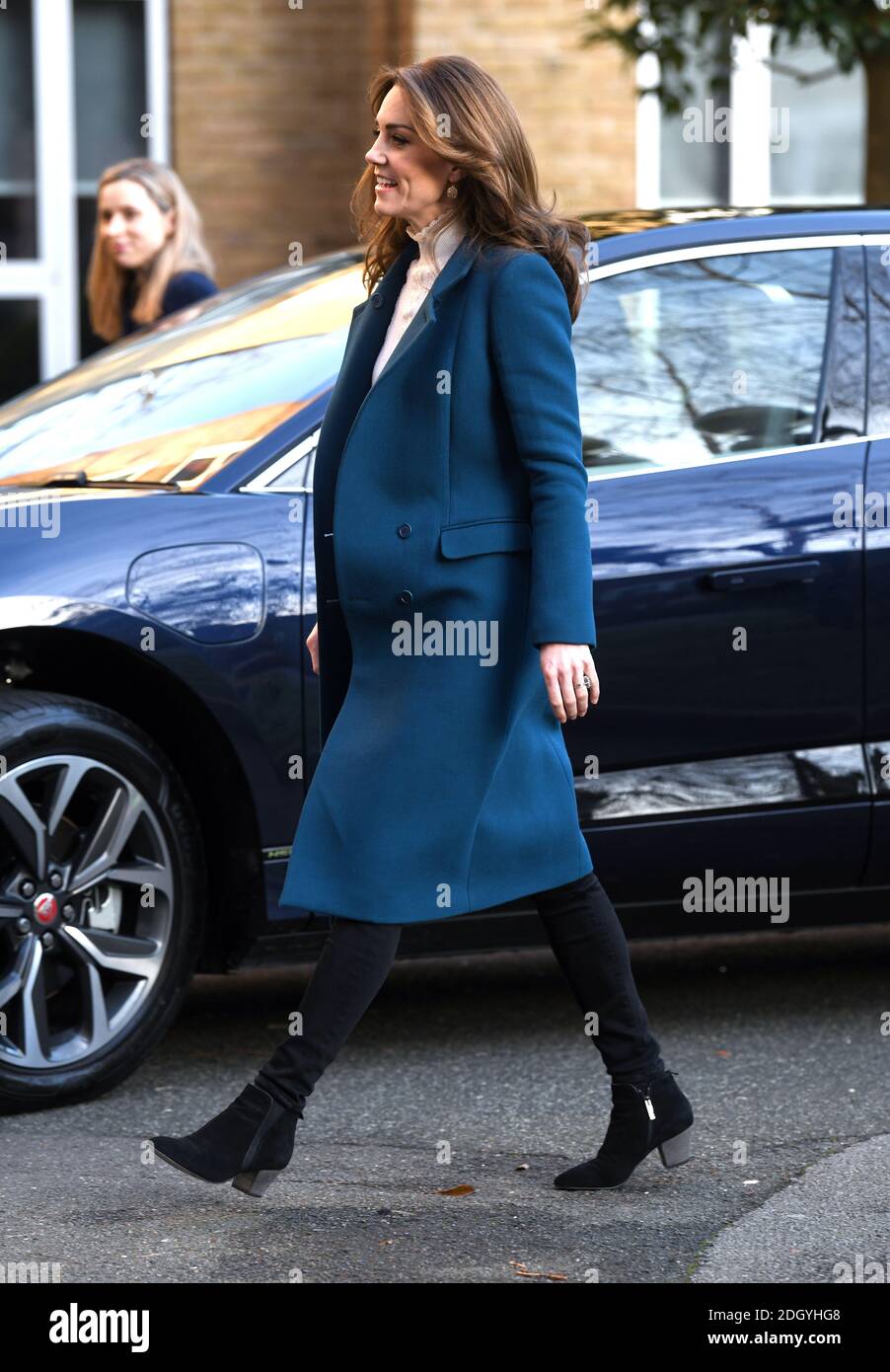 The Duchess of Cambridge visits Leyf Stockwell Gardens Nursery & Pre-School as part of her Five Big Questions Survey, London. Photo credit should read: Doug Peters/EMPICS Stock Photo