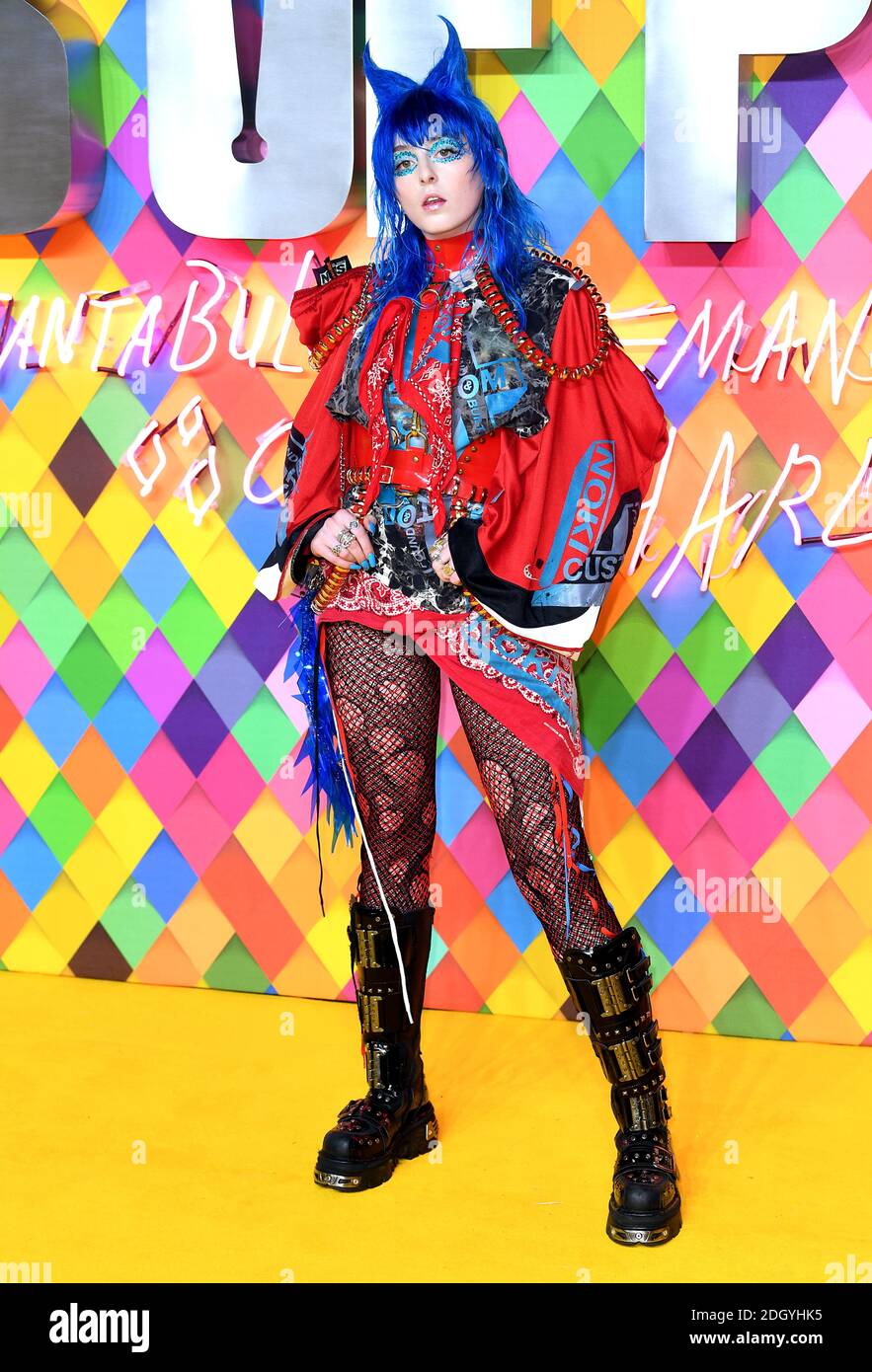 Ashnikko attending the Birds of Prey World Premiere held at The Odeon