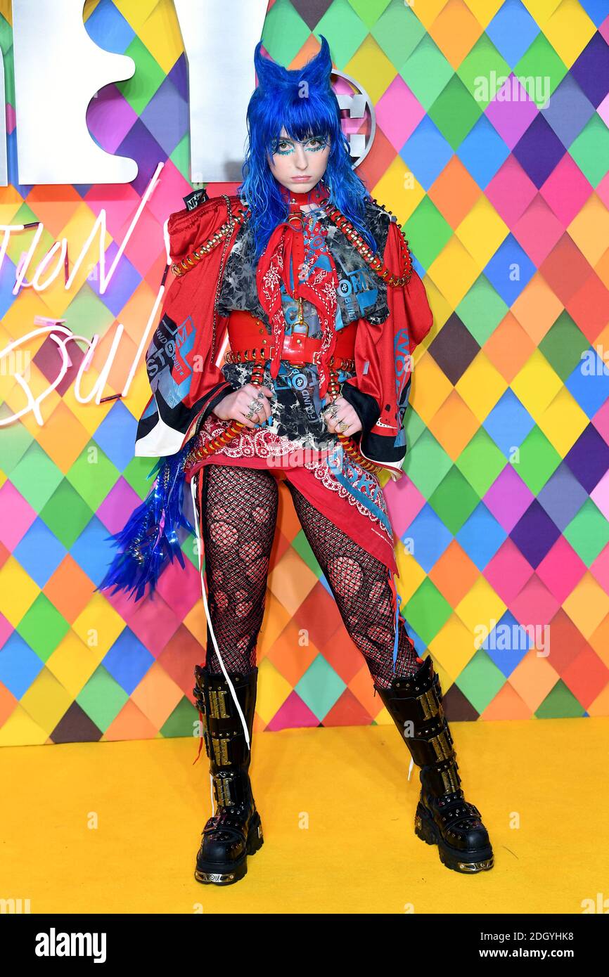 Ashnikko attending the Birds of Prey World Premiere held at The Odeon