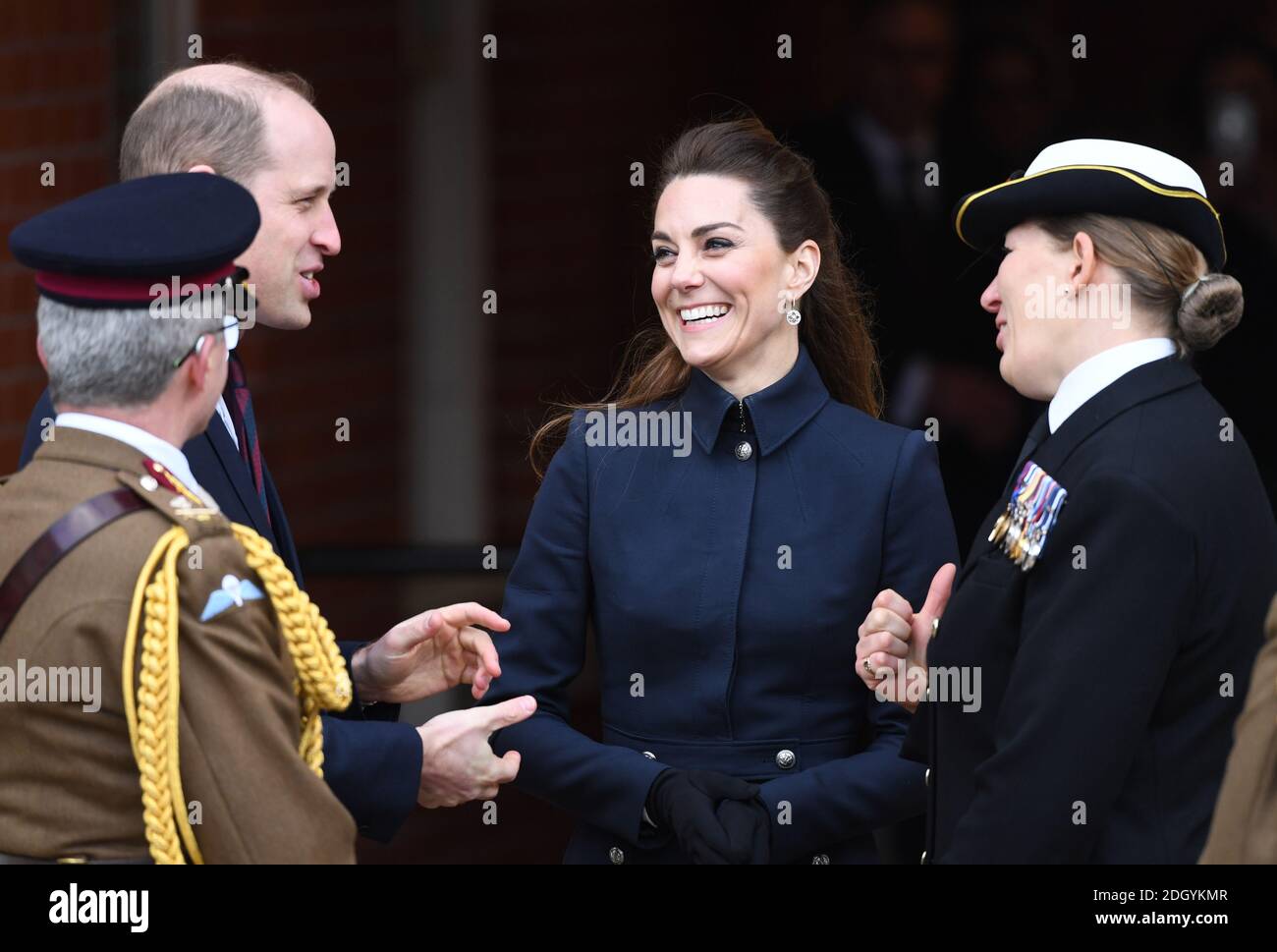 The Duke and Duchess of Cambridge visit the Defence Medical ...