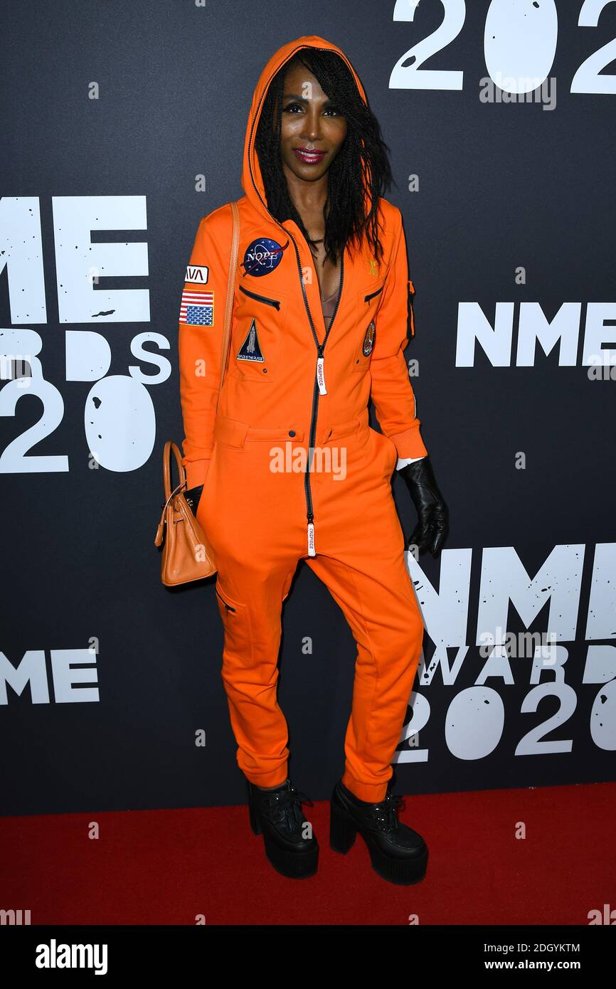 Sinitta attending the NME Awards 2020 held at The O2 Academy, Brixton