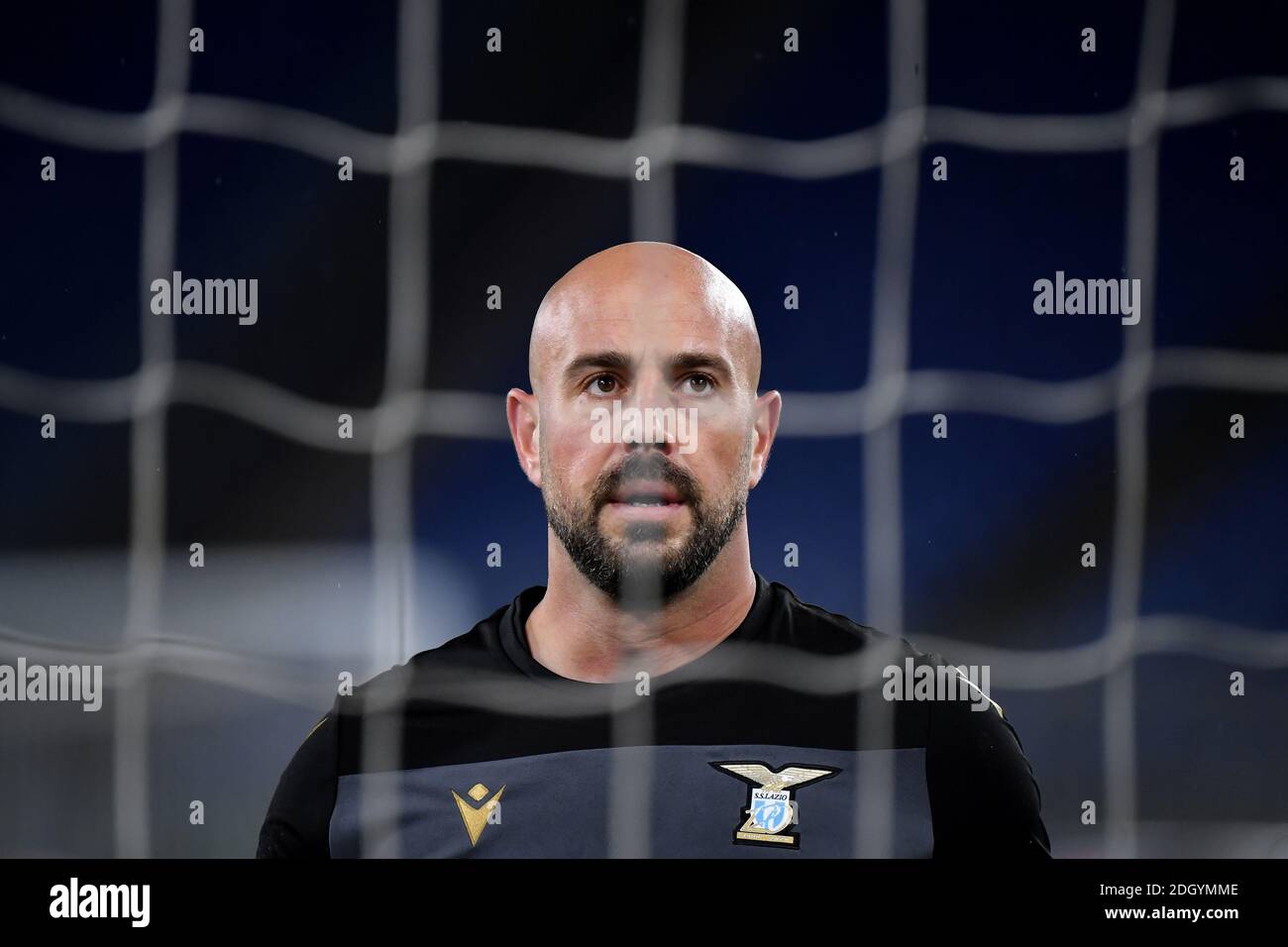 Rome, Italy. 08th Dec, 2020. Manuel Jose Pepe Reina of SS Lazio looks on during the warm up prior to the Champions League Group Stage F football match between SS Lazio and Club Brugge at stadio Olimpicoin Rome (Italy), December, 8th, 2020. Photo Andrea Staccioli/Insidefoto Credit: insidefoto srl/Alamy Live News Stock Photo