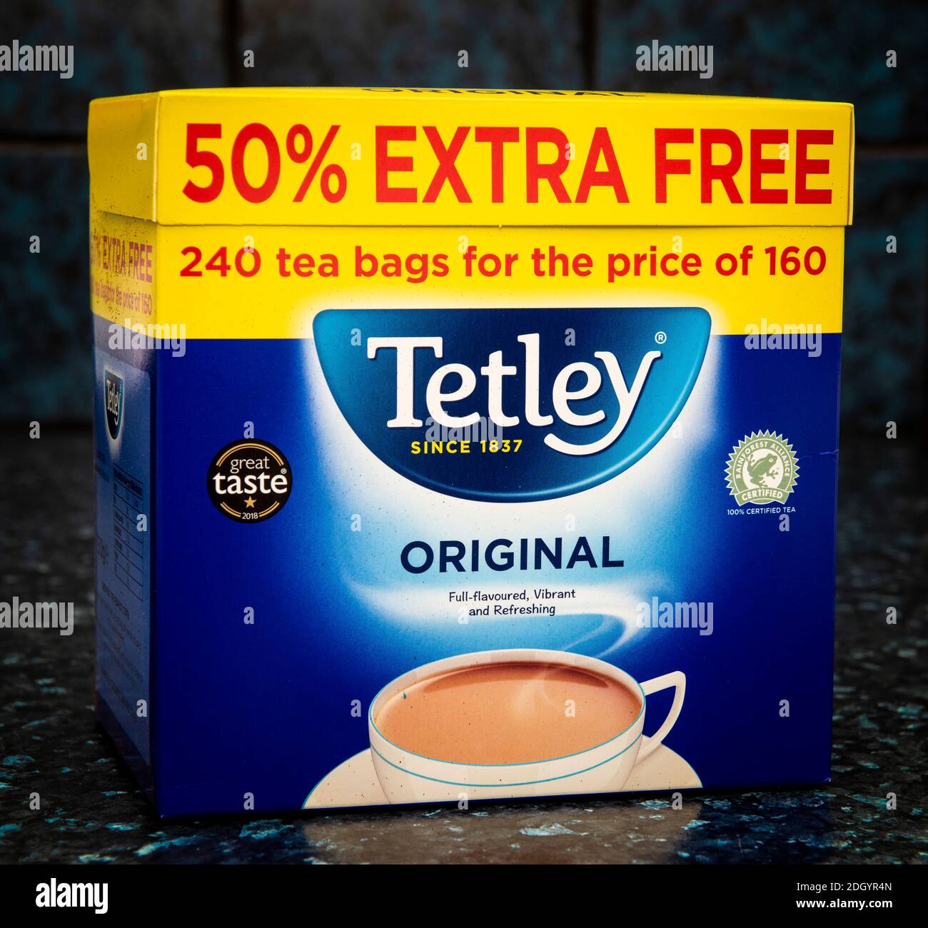 240 teabags for the price of 160 hi-res stock photography and images - Alamy