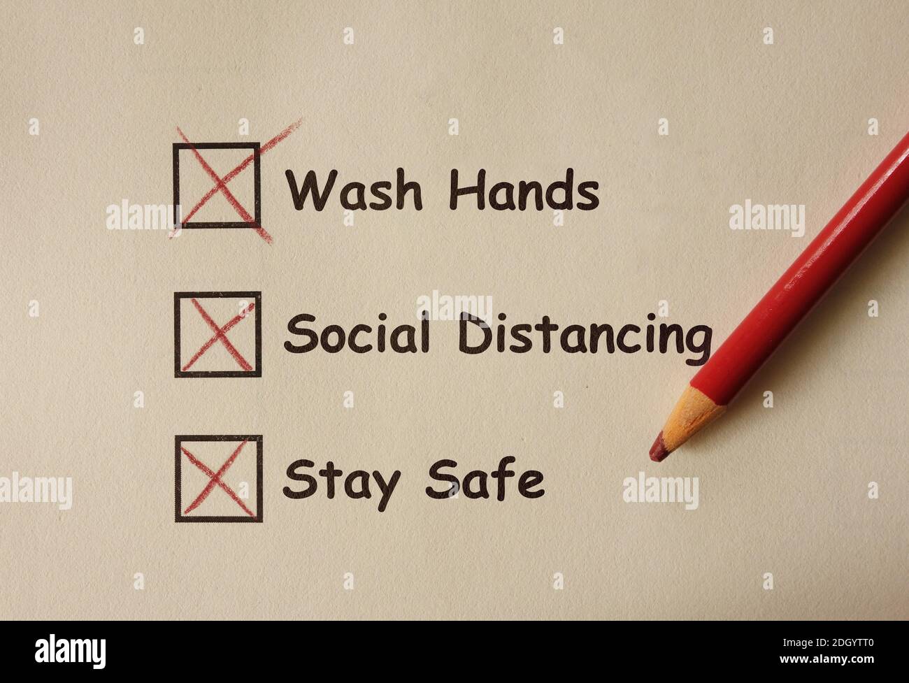 Wash Hands , Social Distancing , Stay Safe  -- CoronaVirus prevention Stock Photo