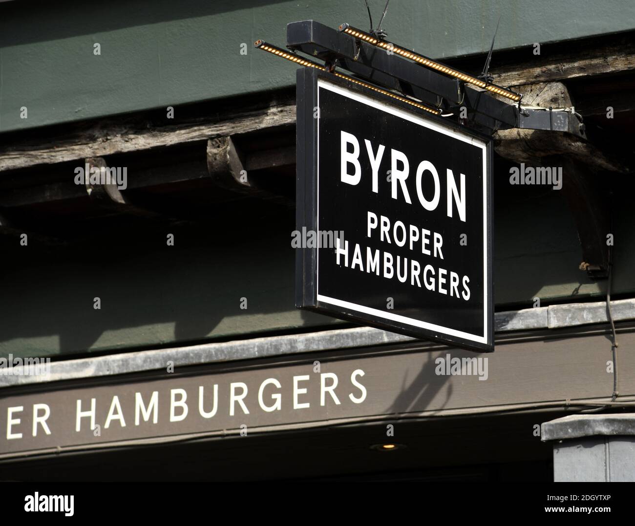Byron Burger restaurant, Cambridge City Centre. Photo credit should read: Doug Peters/EMPICS Stock Photo