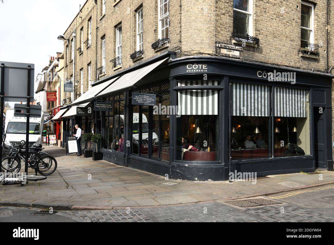 Cote Brasserie restaurant, Cambridge City Centre. Photo credit should read:  Doug Peters/EMPICS Stock Photo - Alamy