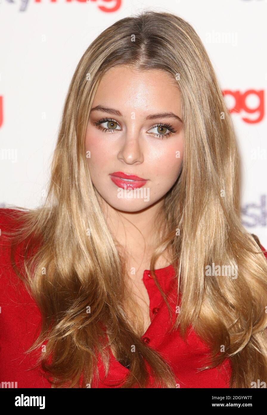 Kelley hazell arriving sky mag launch party hi-res stock photography