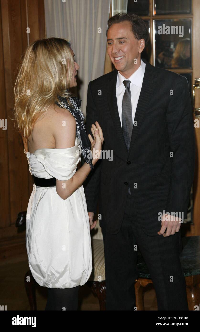 Nicolas Cage and Diane Kruger at the photocall for National Treasure ...