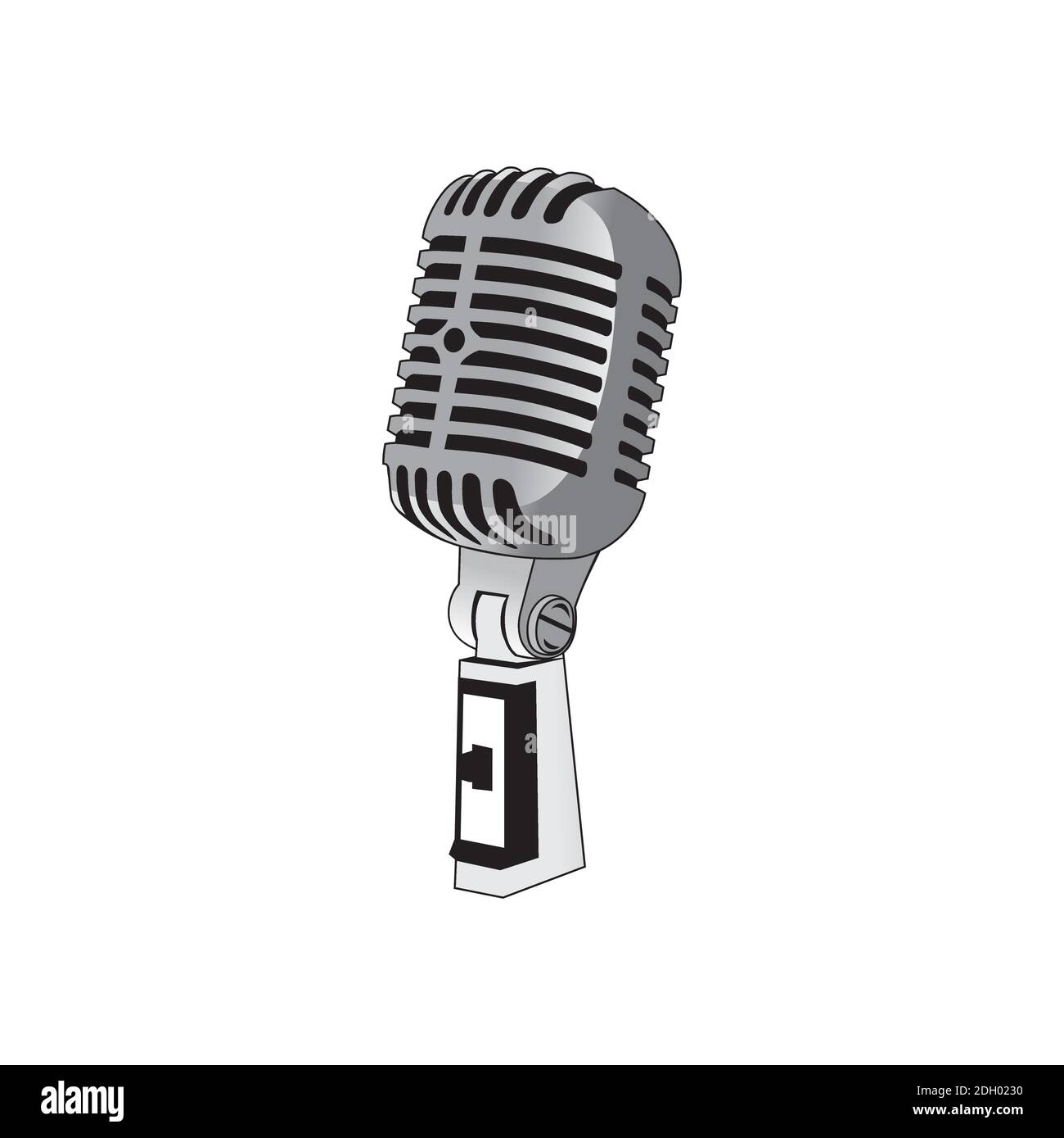 Classic microphone design illustration Stock Vector Image & Art - Alamy
