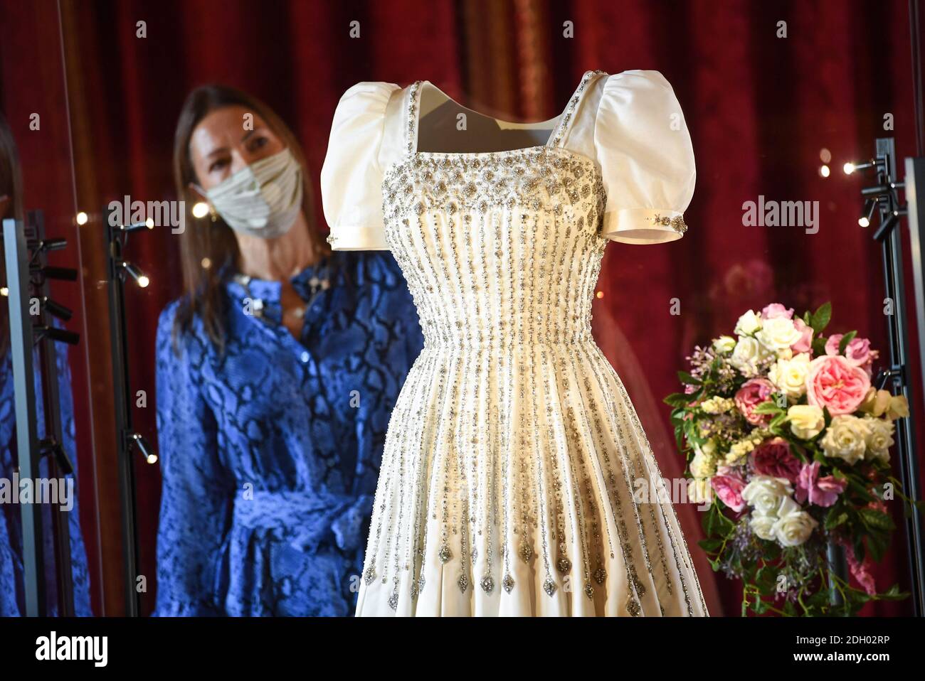 HRH Princess Beatrice of Yorks wedding dress, first worn by Her Majesty  The Queen in the 1960s, will go on public display at Windsor Castle from  Thursday, 24 September 2020. The display