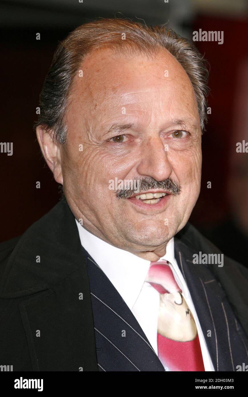 Peter Bowles arrives for the World Premiere of The Bank Job, at the Odeon West End in Leicester Square, central London. Stock Photo
