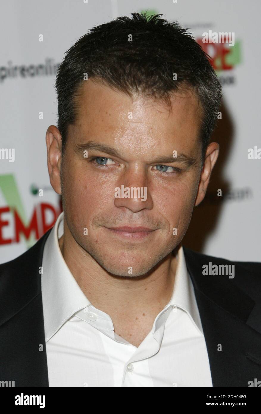 Matt Damon attends the pre-drinks for the Empire Film Awards at the Grosvenor House Hotel on Park Lane in central London. Stock Photo