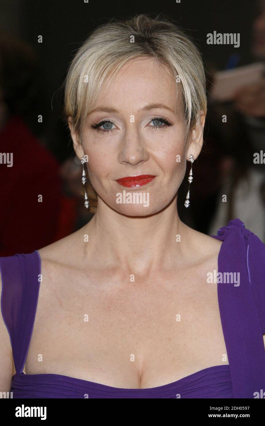 Jk rowling arriving at the galaxy british book awards 2008 hi-res stock ...