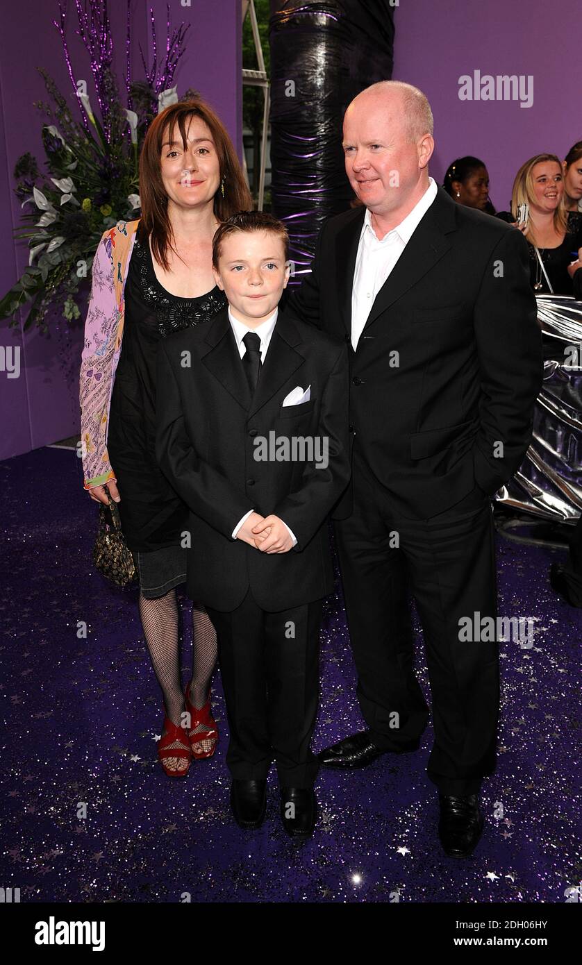 (left to right) Sophie Thompson, Charlie Jones and Steve McFadden arrive for the British Soap Awards 2008 at BBC Television Centre, Wood Lane, London, W12. Stock Photo