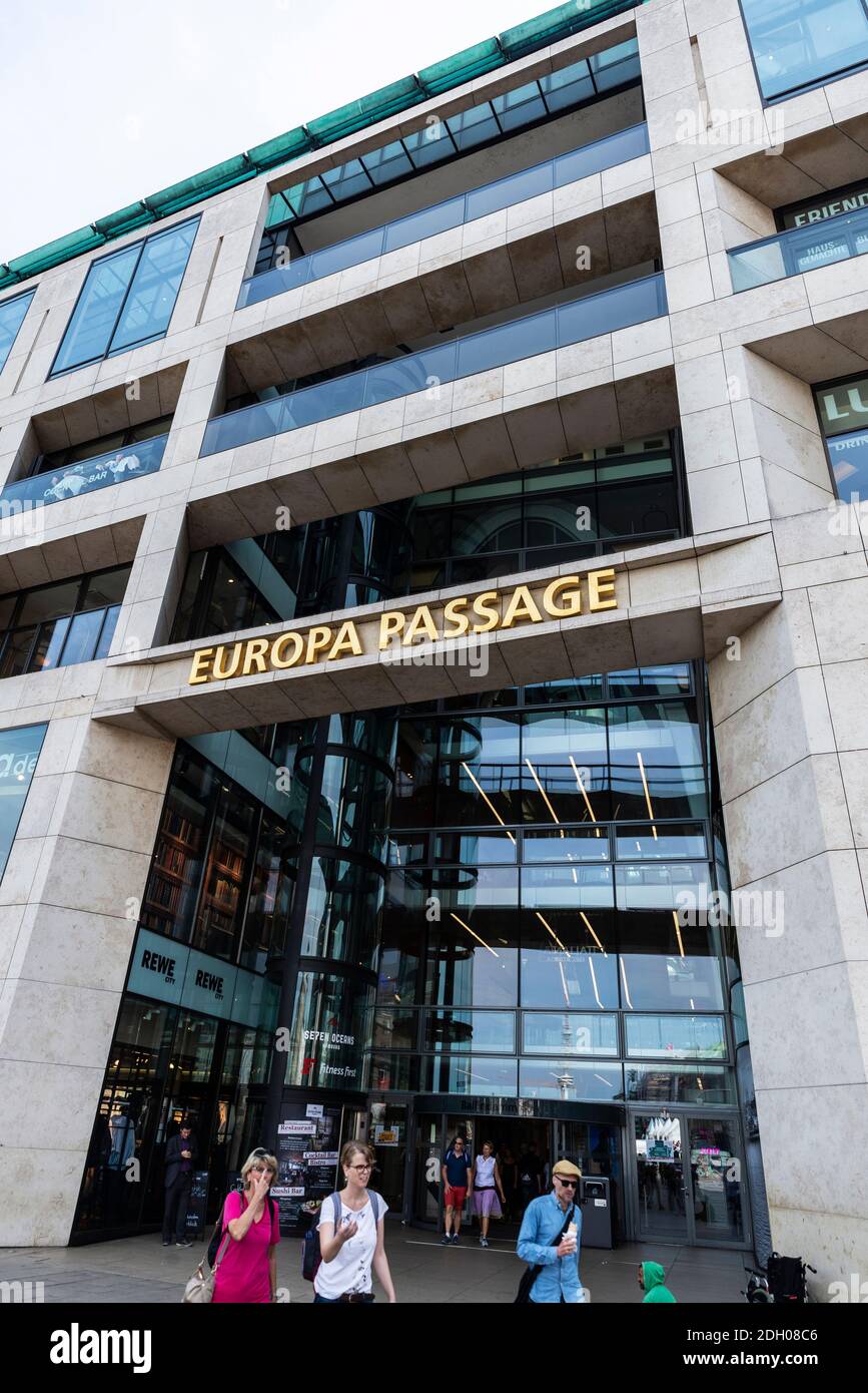 Europa passage in hamburg hi-res stock photography and images - Alamy
