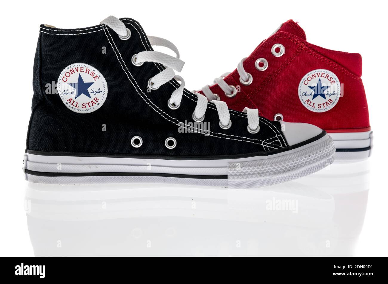 Winneconne, WI -6 December 2020: A pair of Converse canvas shoes on an  isolated background Stock Photo - Alamy